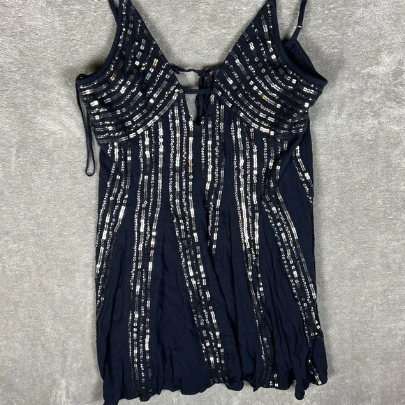 Free People Dress Womens Small Intimately FP Here She Is Sequin Party Mini - Picture 7 of 12